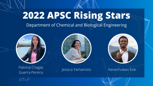 2022 APSC Rising Stars Features CHBE Graduates
