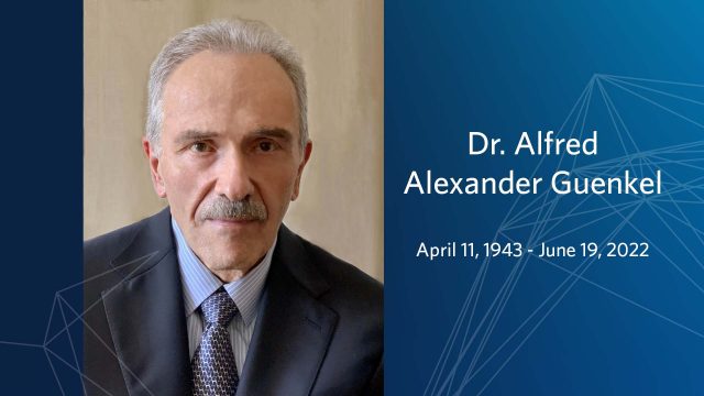 Remembering Dr. Alfred Guenkel