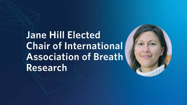 Jane Hill Elected Chair of International Association of Breath Research