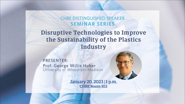 Distinguished Speaker Seminar Jan 20 – George Huber