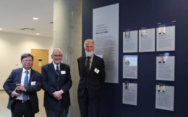 Three new inductees added to the CHBE Hall of Fame | UBC Chemical and ...
