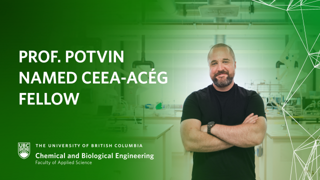 Prof Potvin named CEEA-ACÉG Fellow