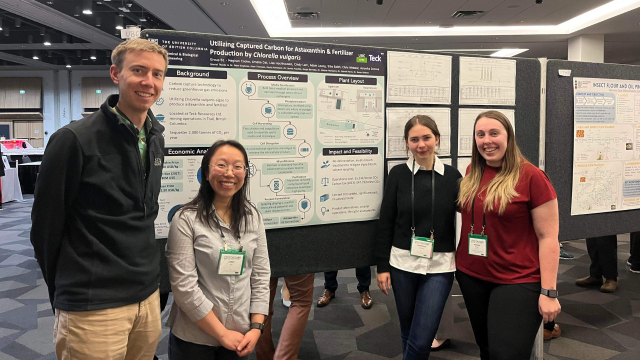 UBC CHBE Capstone Group Takes 2nd Place in Zeton Plant Design Competition