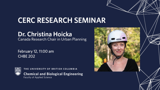 Christina Hoicka CERC Seminar Graphic