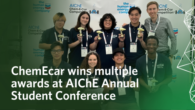 ChemEcar wins multiple awards at AIChE Annual Student Conference