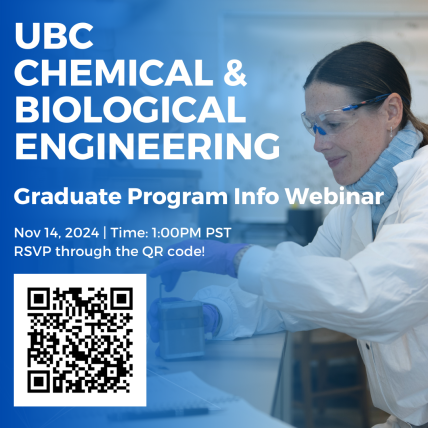 Chemical and Biological Engineering Graduate Program Info Webinar