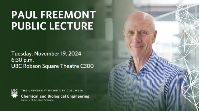 Paul Freemont Public Lecture – Nov 19, 2024