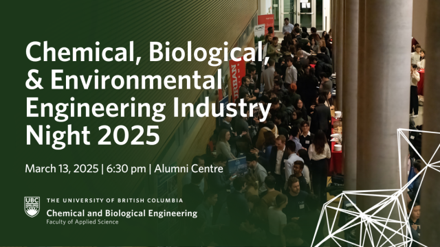 Chemical, Biological, and Environmental Engineering  Industry Night 2025